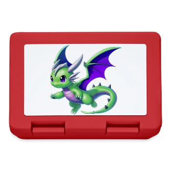 Dragon - Lunchbox - red - Front