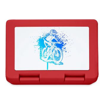 Ein Must Have für echte Mountainbike - Brotdose - Rot - Vorne