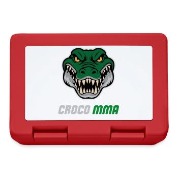 Crocodile MMA Fighter Savage Gym Beast - Lunchbox - red - Front
