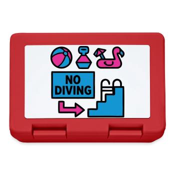 Pool Party Set Summer 90s - Lunchbox - red - Front