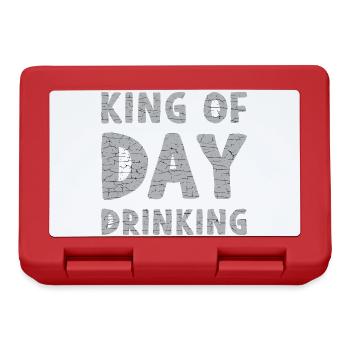 Roi de la boisson en journée - Boîte à goûter - rouge - Devant