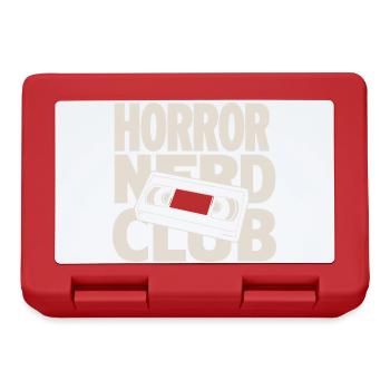 Horror Nerd Club VHS - Lunchbox - red - Front
