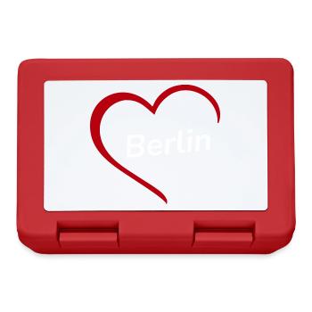 Berlin with Heart - My City - I Love Loving - Lunchbox - red - Front