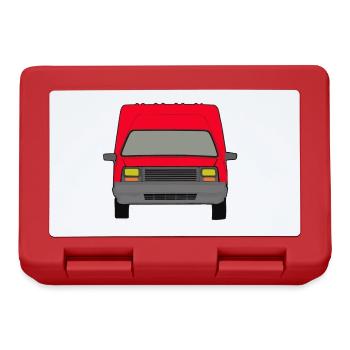 Red French Van - Lunchbox - red - Front
