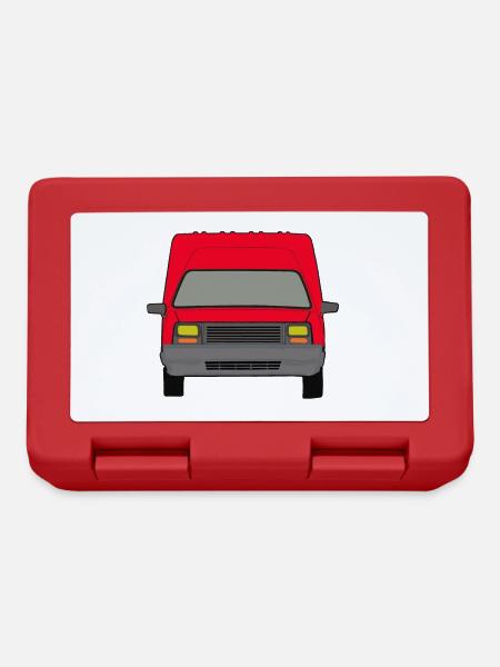 Red French Van - Lunchbox - red