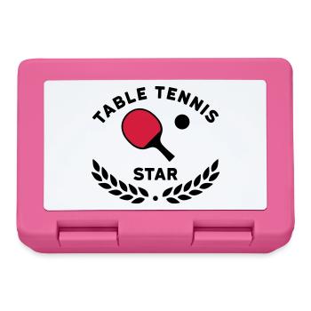 Table tennis star (Lorbeerkranz) - Brotdose - Pink - Vorne