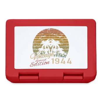 Vintage 1944 Birthday Gift 1944 Retro 1944 - Lunchbox - red - Front