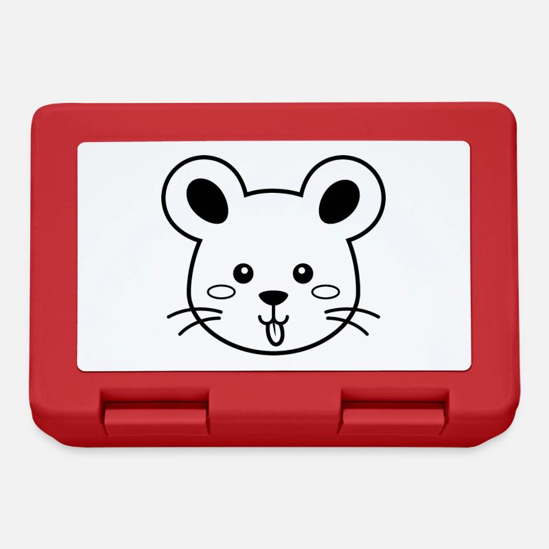 Maus - Brotdose - Rot