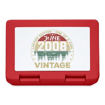 Gift June 2008 Birthday June 2008 June 2008 - Lunchbox - red - Front