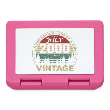July 2000 Birthday Gift Vintage 2000 - Lunchbox - pink - Front