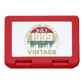Cadeau D'anniversaire Juillet 1999 Vintage 1999 - Boîte à goûter - rouge - Devant