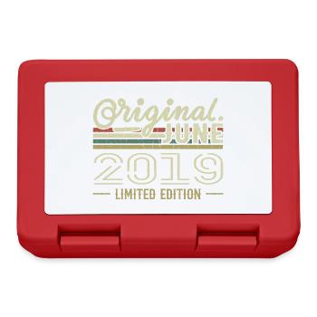 June 2019 Birthday June 2019 - Born in June 2019 - Lunchbox - red - Front
