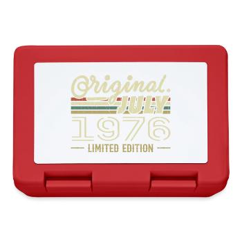July 1976 Original 1976 Birthday Gift - Lunchbox - red - Front