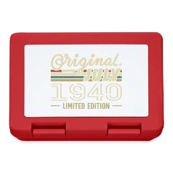 Juillet 1940 Original Cadeau Anniversaire 1940 - Boîte à goûter - rouge - Devant