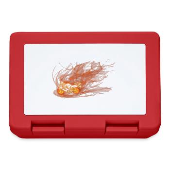 Flame Biker - Boîte à goûter - rouge - Devant