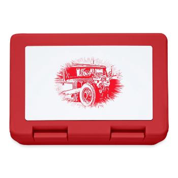 Auto - Brotdose - Rot - Vorne