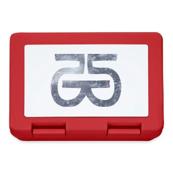 5 mirrored - Brotdose - Rot - Vorne