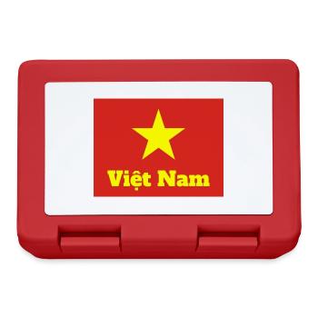 Vietnamesische Flagge - Brotdose - Rot - Vorne