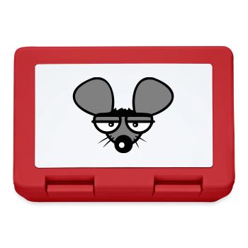 Mouse looks angry angry frustrated angry aggressive - Lunchbox - red - Front