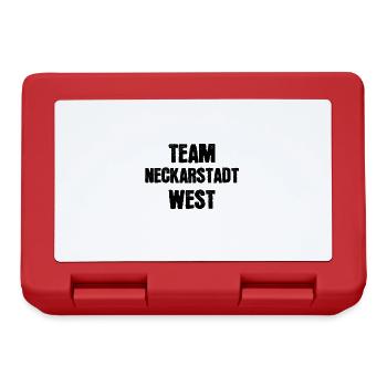 Team Neckarstadt West - Brotdose - Rot - Vorne