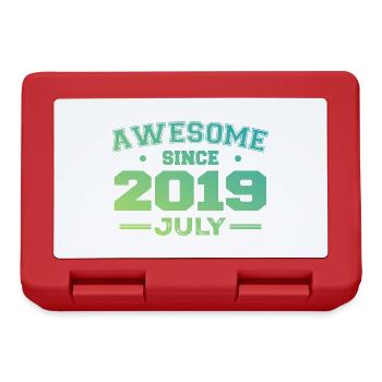 July 2019 Birthday Party July 2019 Retro - Lunchbox - red - Front