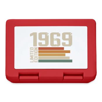 1969 Vintage - Retro 1969 Cadeau Anniversaire 1969 - Boîte à goûter - rouge - Devant