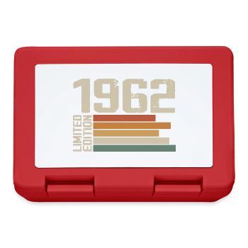 1962 Vintage - Retro 1962 Cadeau Anniversaire 1962 - Boîte à goûter - rouge - Devant