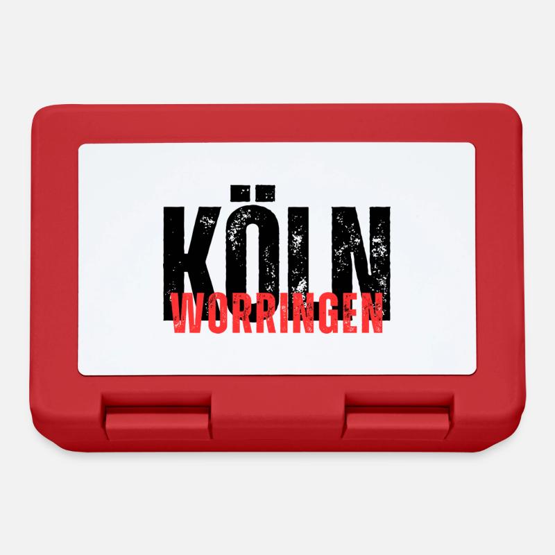 Worringen black red - Lunchbox - red