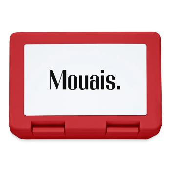 Mouais. | Cadeau pour ados ou râleurs - Boîte à goûter - rouge - Devant
