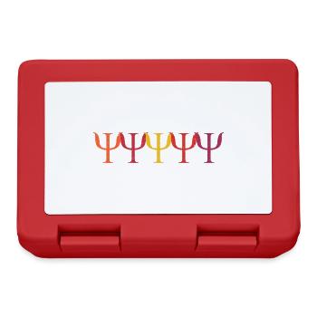 Psychology retro - Lunchbox - red - Front
