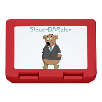Accountants funny - Lunchbox - red - Front