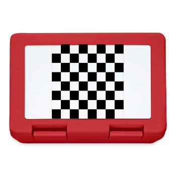 Jeu d’échecs - Vector Design - Boîte à goûter - rouge - Devant