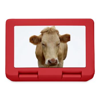 Cow Cow Cow Head Producteurs de cadeaux - Boîte à goûter - rouge - Devant