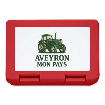 Aveyron, my agricultural country - Lunchbox - red - Front