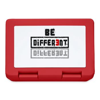 Be Different - Lunchbox - red - Front