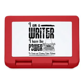 Writer - Writer - Author - Lunchbox - red - Front