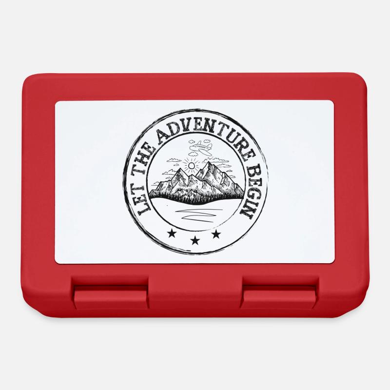 Adventure - Mountains - Alps - Lunchbox - red