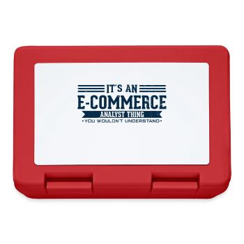 E-Commerce - Brotdose - Rot - Vorne