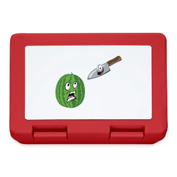 Pastèque Bande dessinée - Boîte à goûter - rouge - Devant