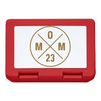 Maman 23 Annonce de bébé Mère Progéniture Maman 2023 - Boîte à goûter - rouge - Devant