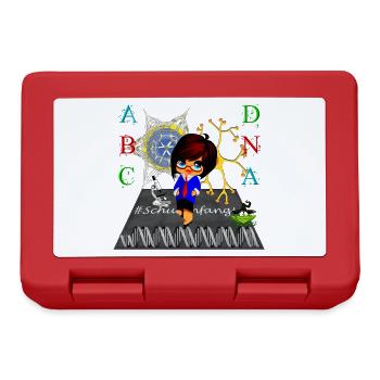 School enrollment smart as mom - Lunchbox - red - Front