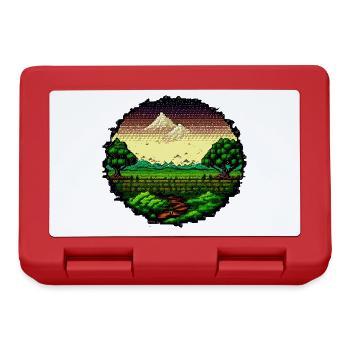 Nature Paisible - Boîte à goûter - rouge - Devant