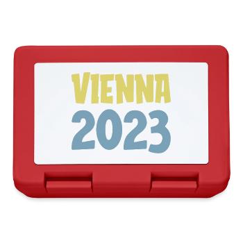 Vienna 2023 Wien - Lunchbox - red - Front