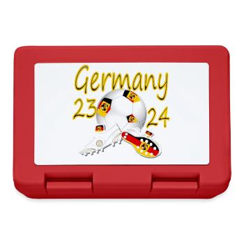 Germany football fans soccer design for 23 - 24 - Lunchbox - red - Front