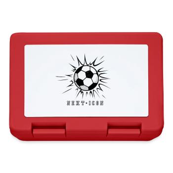Fußball Kids Next Icon - Next Soccer Pro - Brotdose - Rot - Vorne