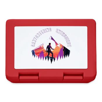 Canyoning enthusiast - Lunchbox - red - Front