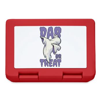 Dabbing Ghost Dab Dabbing Halloween Hip Hop - Lunchbox - red - Front