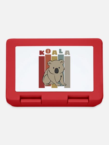Koala Retro - Brotdose - Rot