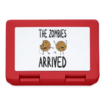 Süßer Zombie Keks Lustiges Geschenk Halloween - Brotdose - Rot - Vorne