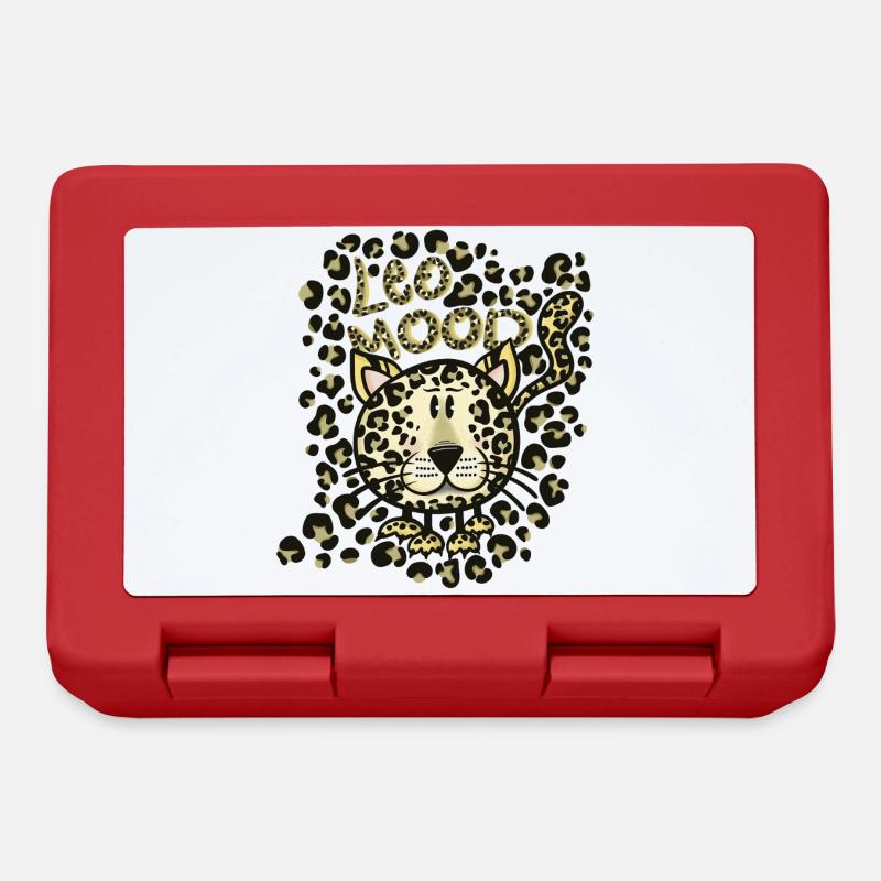 Leo Mood - Lunchbox - red